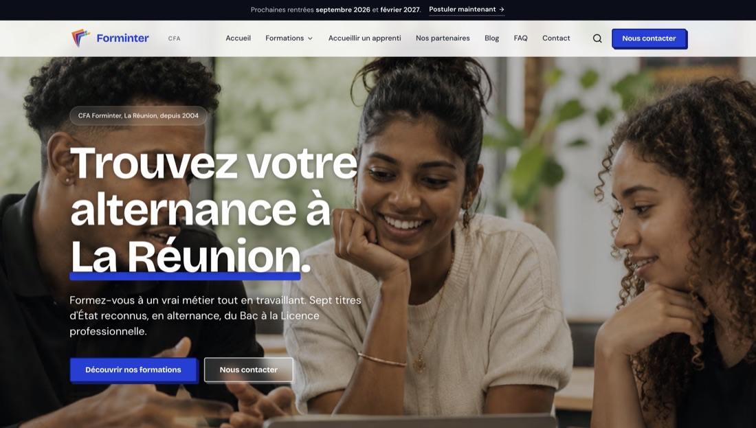 Site web Forminter